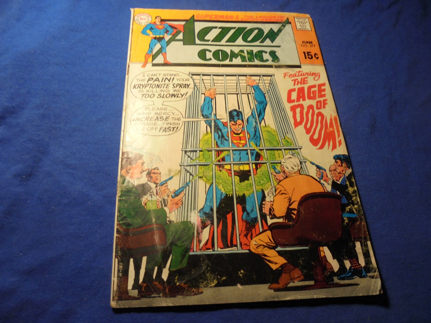 LOSH Begins!!   ACTION COMICS # 377 - June 1969!  6.00 Obo!