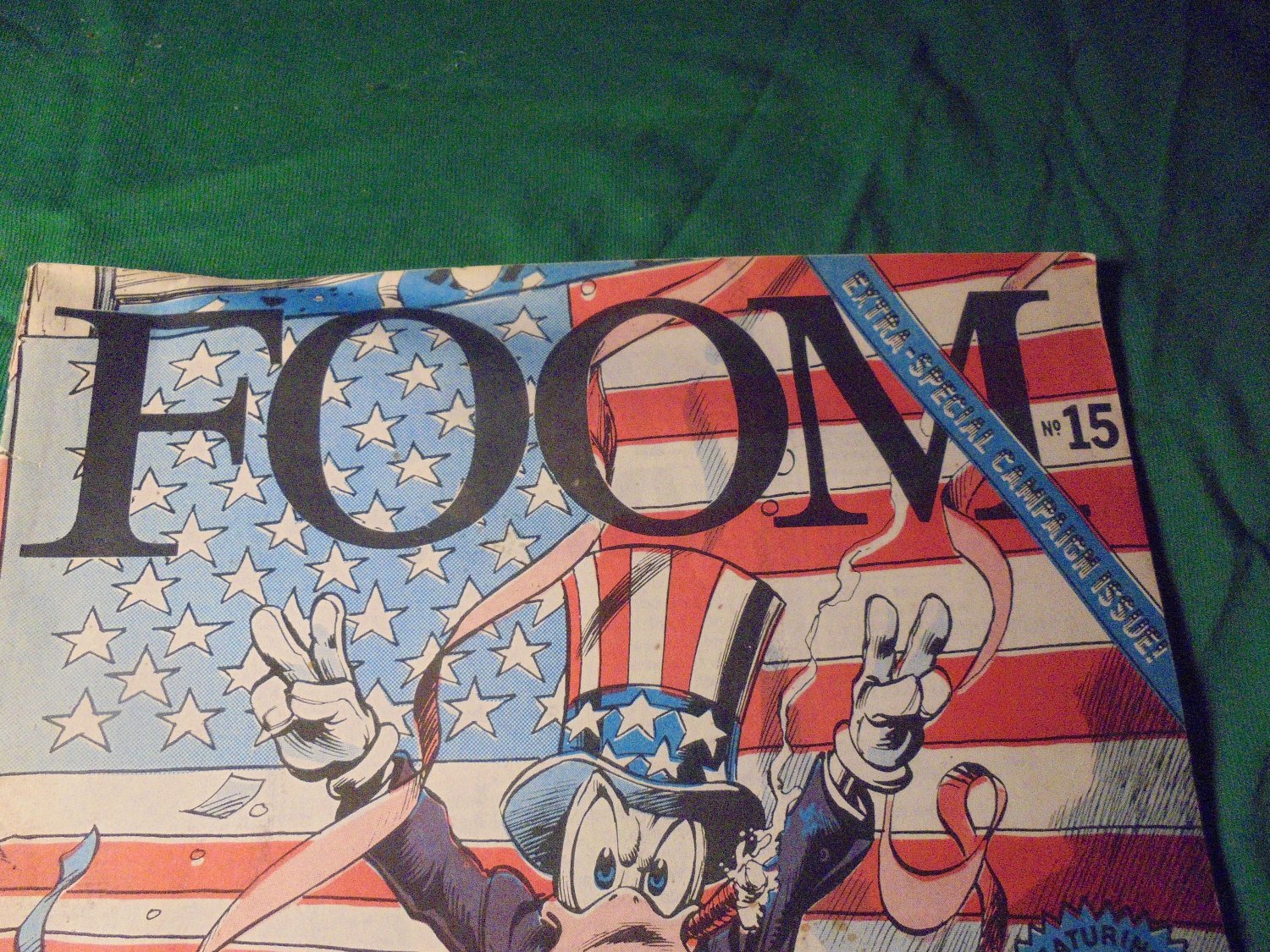 FOOM MAGAZINE #15 - HOWARD THE DUCK Cover! MARVEL COMICS  - 1976! $80.00 obo!