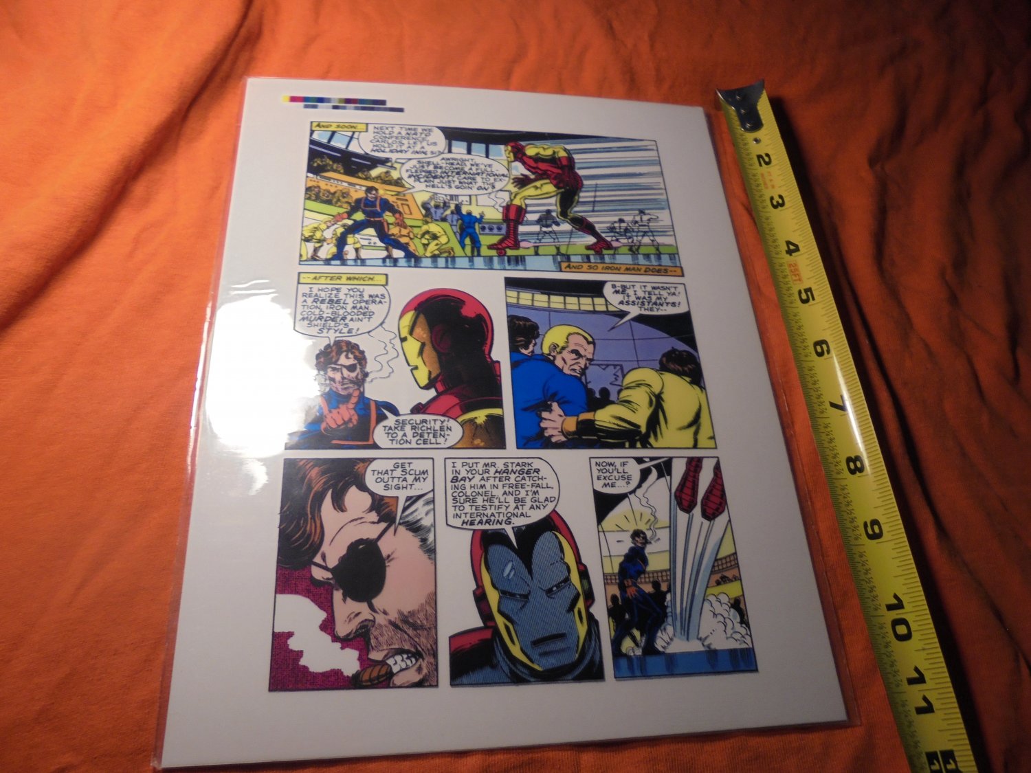 IRON MAN # 119 - Page 14 - Post-Production Artwork!  Nick Fury!  Feb, 1979 - Marvel Comics! 45.