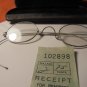 1950 SPECTACLES with RECEIPT and CASE!! $18.00 Shipped!!