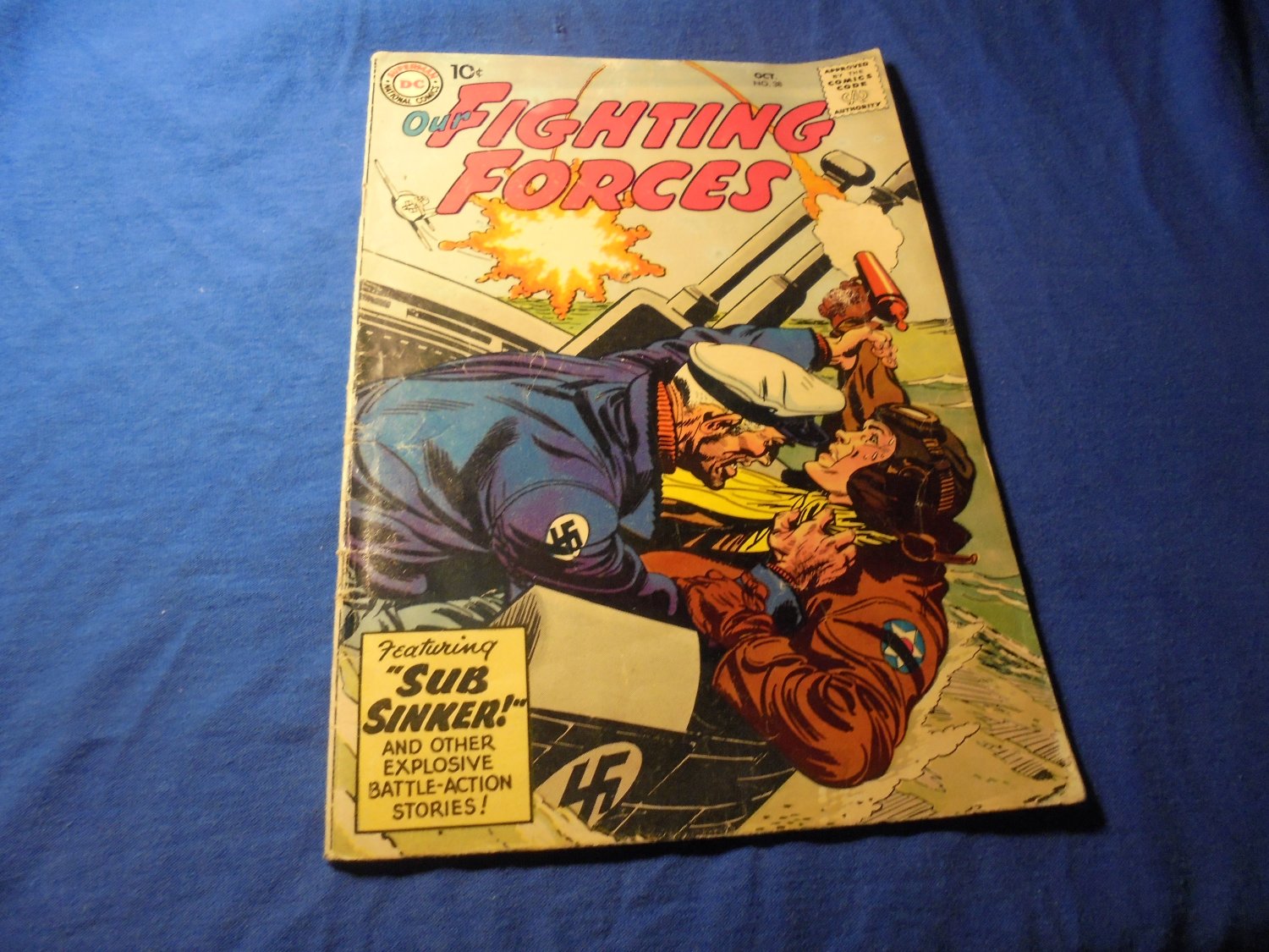 OUR FIGHTING FORCES # 38 - Oct. 1958 - GD - $20.00 obo!