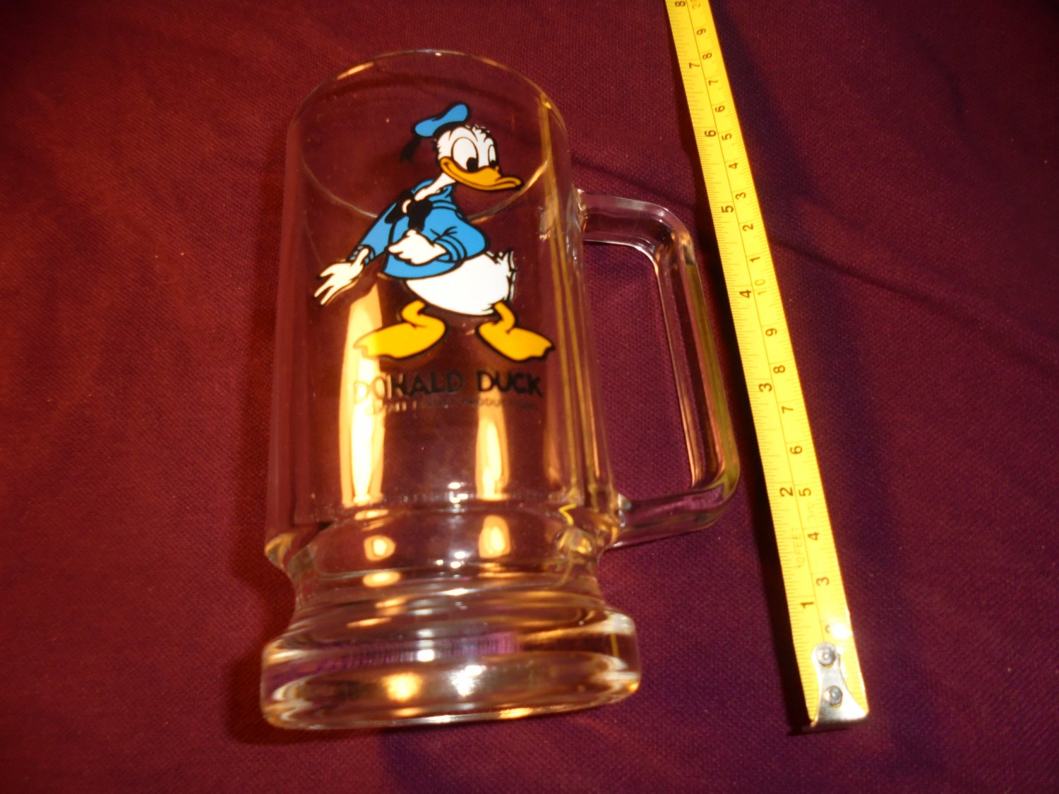 1970's DONALD DUCK Glass MUG!! $12.00!!