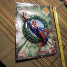 ULTIMATE SPIDER-MAN In Wreath HOLIDAY ORNAMENT, Marvel Comics, 2002!! $12.00!!
