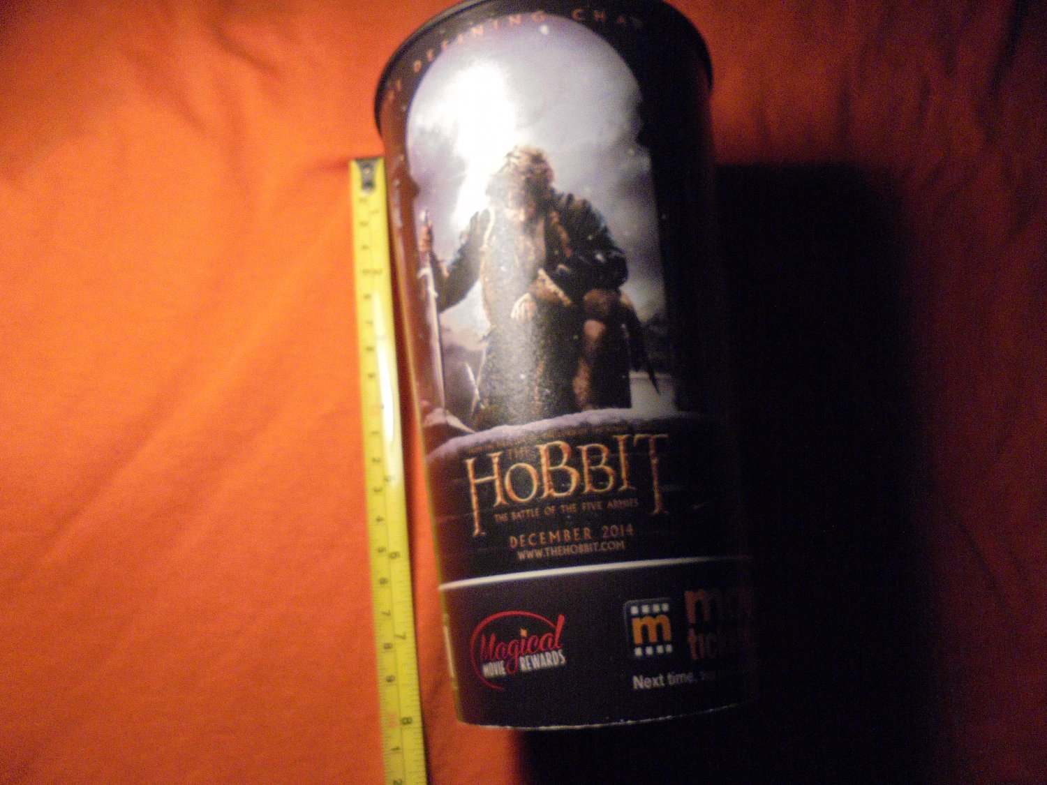 THE HOBBIT: Battle of the Five Armies COLLECTIBLE CUP!! $6.00 obo!!