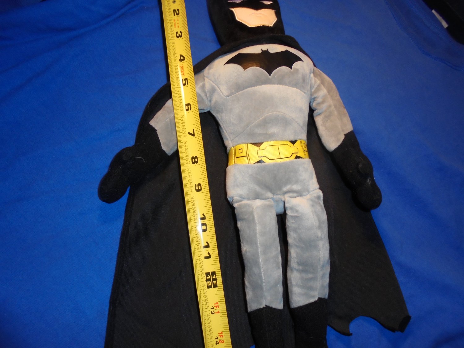 BATMAN Gray & Black Suit PLUSH DOLL * 16" TALL!!  $20.00 obo!!