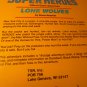 Marvel Super Heroes "LONE WOLVES" 1984 Official TSR Advanced Game Adventure Magazine