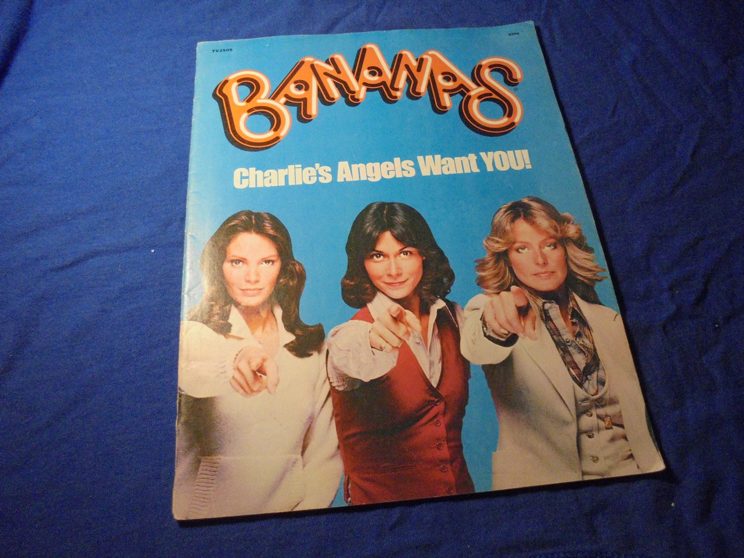 BANANAS Magazine # 9, Charlies Angels, Best Rock Albums & King Kong! 1977! $8.00 obo!