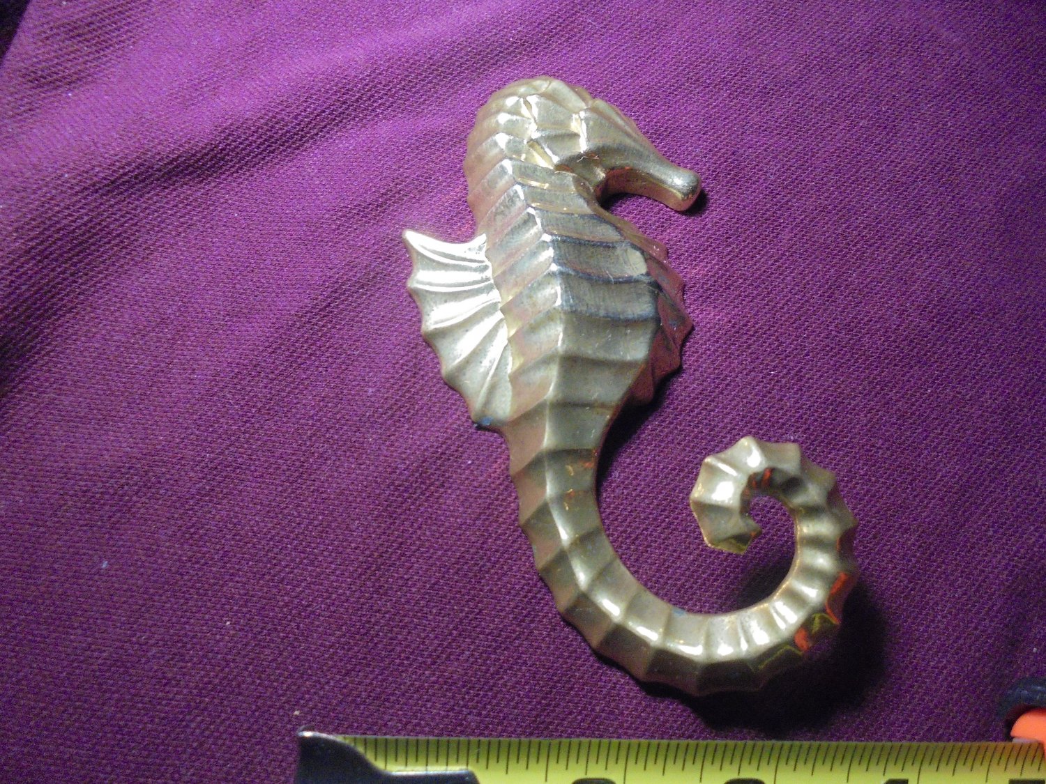BRASS SEA HORSE Figurine Wall Art!! $15.00 obo!!