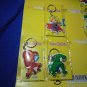 MARVEL COMICS SUPERHEROES PUFFY KEY CHAINS Display!! $13.00 obo!