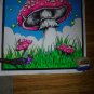 MUSHROOM BUTTERFLY - FELT BLACKLIGHT POSTER -23" X 35"! $22.00 Shipped! !