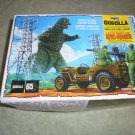 1983 GODZILLA & WILLYS JEEP Model Kit by MPC!! MIB! $45.00 Shipped!!