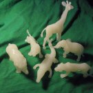 6 Piece GLOW IN THE DARK Wild Animal Figures!! $10.00 obo!! These are in MINT...