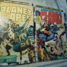 Adventures on PLANET OF THE APES 1 & 2! Marvel Comics, 1975! Both FN/FN+! $40.00 Shipped!!