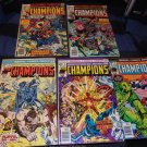 THE CHAMPIONS Bronze Age Lot, Marvel Comics, 1976 to 1978!! $25.00 obo!! Worth $35.00