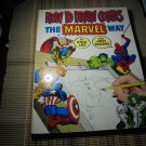  HOW To Draw Comics the MARVEL WAY Softcover by STAN LEE & John Buscema! 1978!