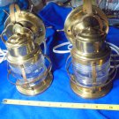 Antique Ship's Wheel Lantern Light Fixtures by Lofty Lighting! Work Perfectly!