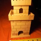 WOODEN CASTLE for Heroclix or small Action Figures! NEW! $25.00 Shipped!!