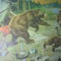 WOW!! 1950's BEARS INVADE CAMP Frame Tray Puzzle!! $15.00 obo!!
