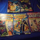 FIVE Bronze Age Low Grade HORROR and HERO Comics! DC & Marvel, 1972- 1976!! $13.00 obo!
