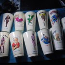 DC COMICS/ 7-11 SUPERMAN FAMILY Collectible Plastic Cups, Free Shipping! 1973!! $90.00