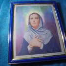Beautiful VIRGIN MARY FRAMED PORTRAIT!! $25.00 Shipped!  