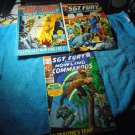 SGT. FURY 77, 97 & 110! Marvel! 1970-73! Worth $45.00! $33.00 + Shipping!!