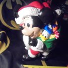 DISNEY's MICKEY MOUSE as SANTA CLAUS Large Ceramic!! Mint!! $25.00 obo!