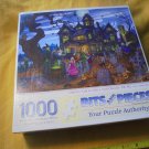 HAUNTED HOUSE "Goblins & Goodies & Ghouls!" 1000 Piece PUZZLE! $25.00 Shipped!!
