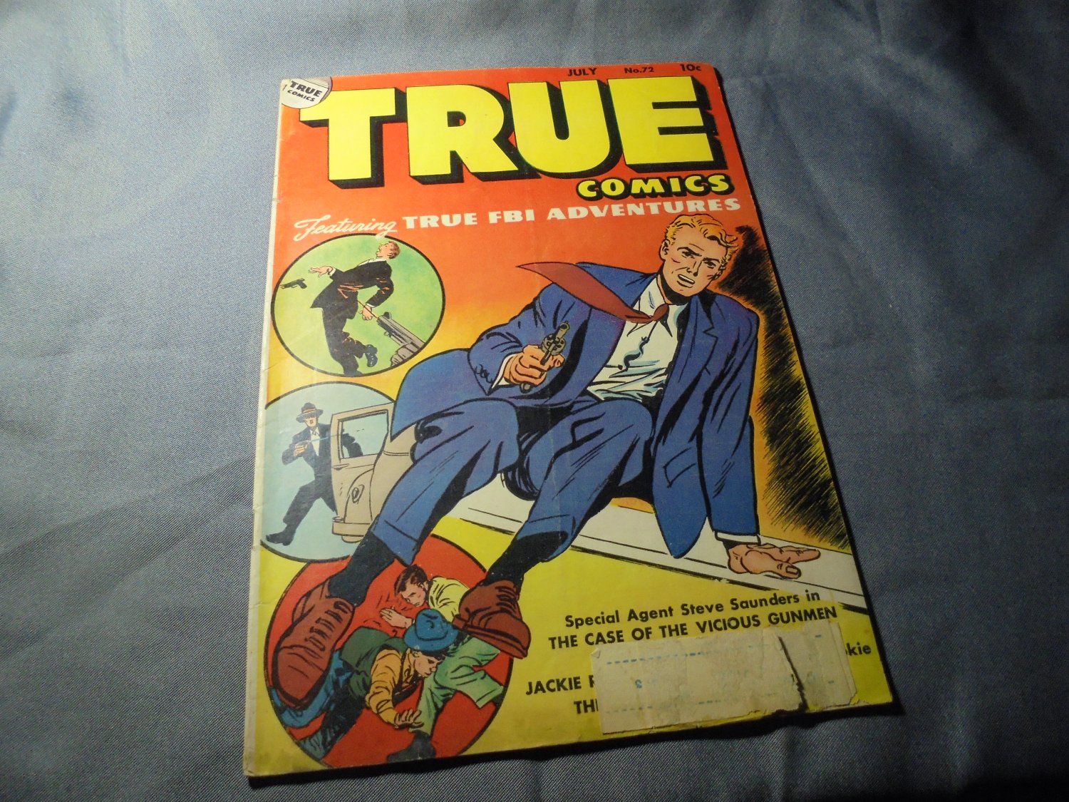 TRUE COMICS # 72 * July 1948 * Jackie Robinson! Firefighting! VG/FN $35.00!!