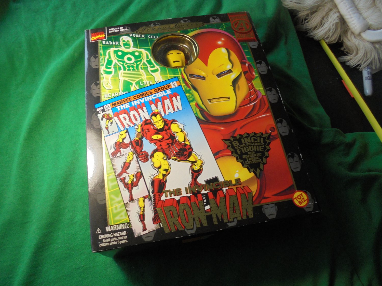IRON MAN Famous Covers, Toy Biz/Marvel, 1998!! MIB! $35.00 Shipped!!