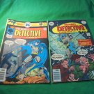 DETECTIVE COMICS # 459 & 465! Batman! Man-Bat! Ralph Dibney! FN/VF! $40.00 Shipped!!