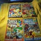 MARVEL TRIPLE ACTION Early Lot! 1972-73! High Grades!!! $45.00 Shipped!!