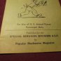 Ultra Rare 1944 U.S. ARMED FORCES HANDICRAFT BOOKLET # 9: CARTOONING! $175.00 SHIPPED!!