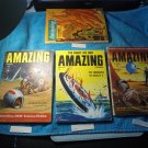 AMAZING STORIES Lot of FOUR PULPS!! Was $125.00! Now $90. Shipped!!