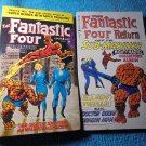 RARE Set of both FANTASTIC FOUR Lancer Books 1966 *$95.00 Shipped!!