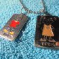 Base Metal Silver Cross * Blue Ball Pendant & Dog Tags!! $35.00 Shipped!!
