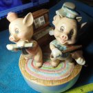 Rare 1970's THREE LITTE PIGS MUSICAL CERAMIC!! Works Perfectly!! Disney! $85.00 Shipped! Rare 1970's THREE LITTE PIGS MUSICAL CERAMIC!! Works Perfectly!! Disney! $85.00 Shipped!