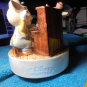 Rare 1970's THREE LITTE PIGS MUSICAL CERAMIC!! Works Perfectly!! Disney! $85.00 Shipped!