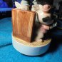 Rare 1970's THREE LITTE PIGS MUSICAL CERAMIC!! Works Perfectly!! Disney! $85.00 Shipped!