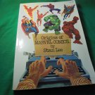1st Edition ORIGINS OF MARVEL COMICS by STAN LEE Paperback, Marvel Comics, 1974!! $45.00