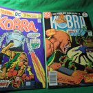 DC Comics KOBRA Issues 3 & 7! 1976/77! Great Artwork!! $28.00 Shipped!!