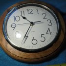 Quartz Wall Clock! Wood Grain & Gold Finish! Tested and Works!! $28.00 Shipped!! Quartz Wall Clock! Wood Grain & Gold Finish! Tested and Works!! $28.00 Shipped!!