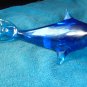 Only one Online! Large BLUE GLASS PORPOISE!! Fantastic Art Piece! $35.00 Shipped! Â