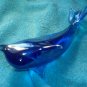 Only one Online! Large BLUE GLASS PORPOISE!! Fantastic Art Piece! $35.00 Shipped! Â