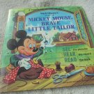 1973 MICKEY MOUSE Brave Little Tailor Book & Record Set!! $17.00 Shipped!!