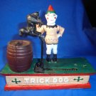 Antique Cast Iron TRICK DOG & CLOWN Mechanical Bank!! $60.00 Shipped!! Antique Cast Iron TRICK DOG & CLOWN Mechanical Bank!! $60.00 Shipped!!