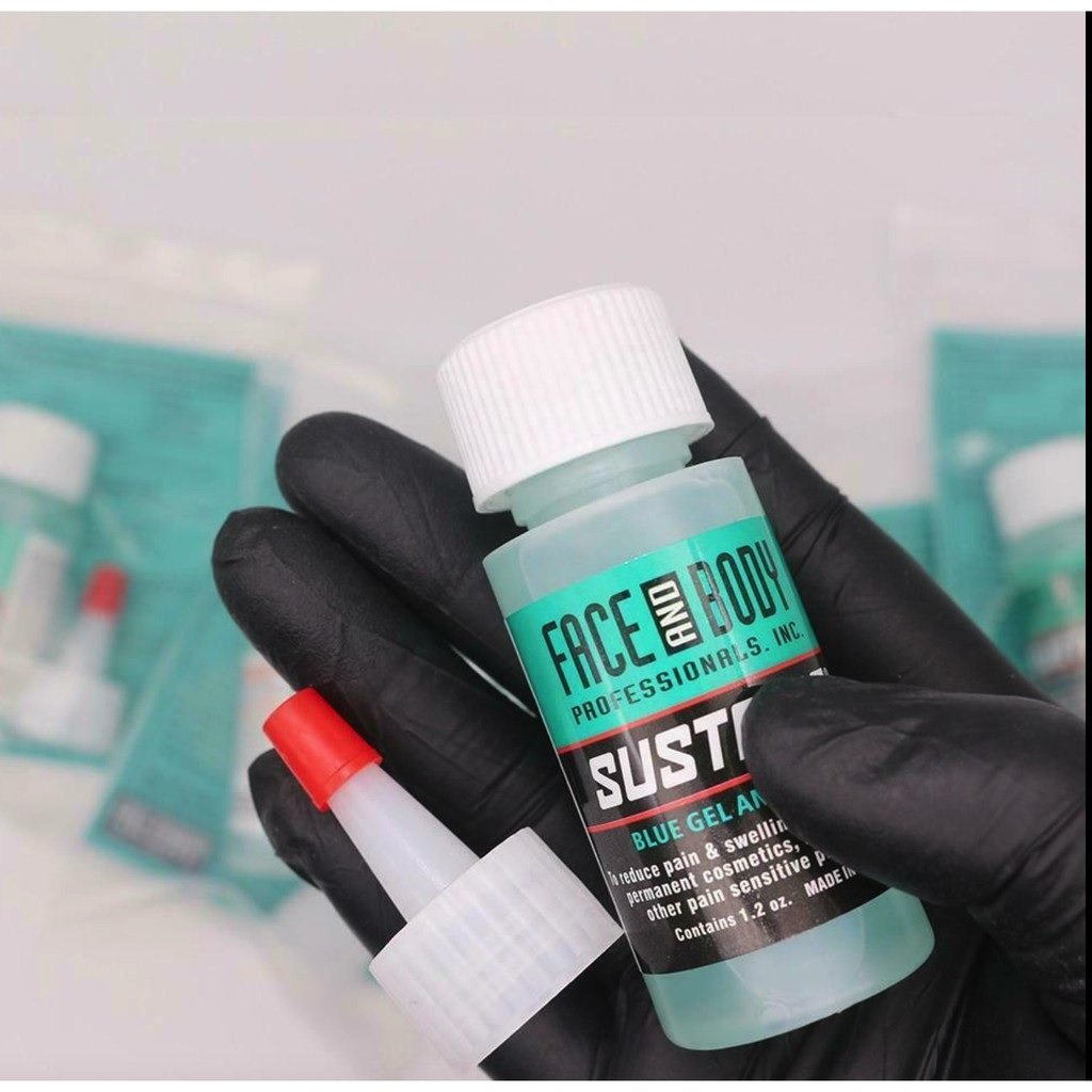 Tattoo Anesthetic Numbing Sustaine Face And Body Semi Permanent 1.2OZ ...