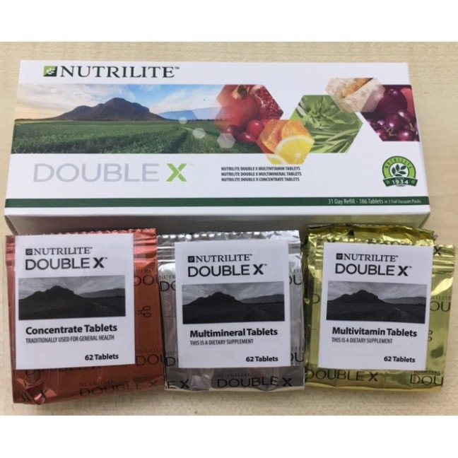 AMWAY NUTRILITE DOUBLE X Multivitamin/Multimineral/Concentrate (31day supply) Refill