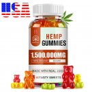 Natural Hemp Oil Bears Gummies Calm, Stress, Anxiety, Pain, Muscle, Relax 1,500,000MG USA SHIP