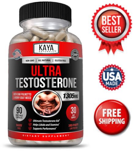 Natural Testosterone Booster Increase Energy Improve Muscle Strength & Growth Bodybuilding